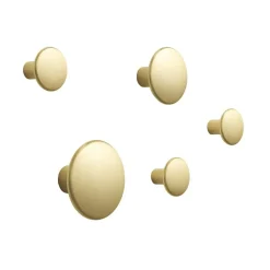 5 Colgadores The Dots, metal, latón*Muuto Sale