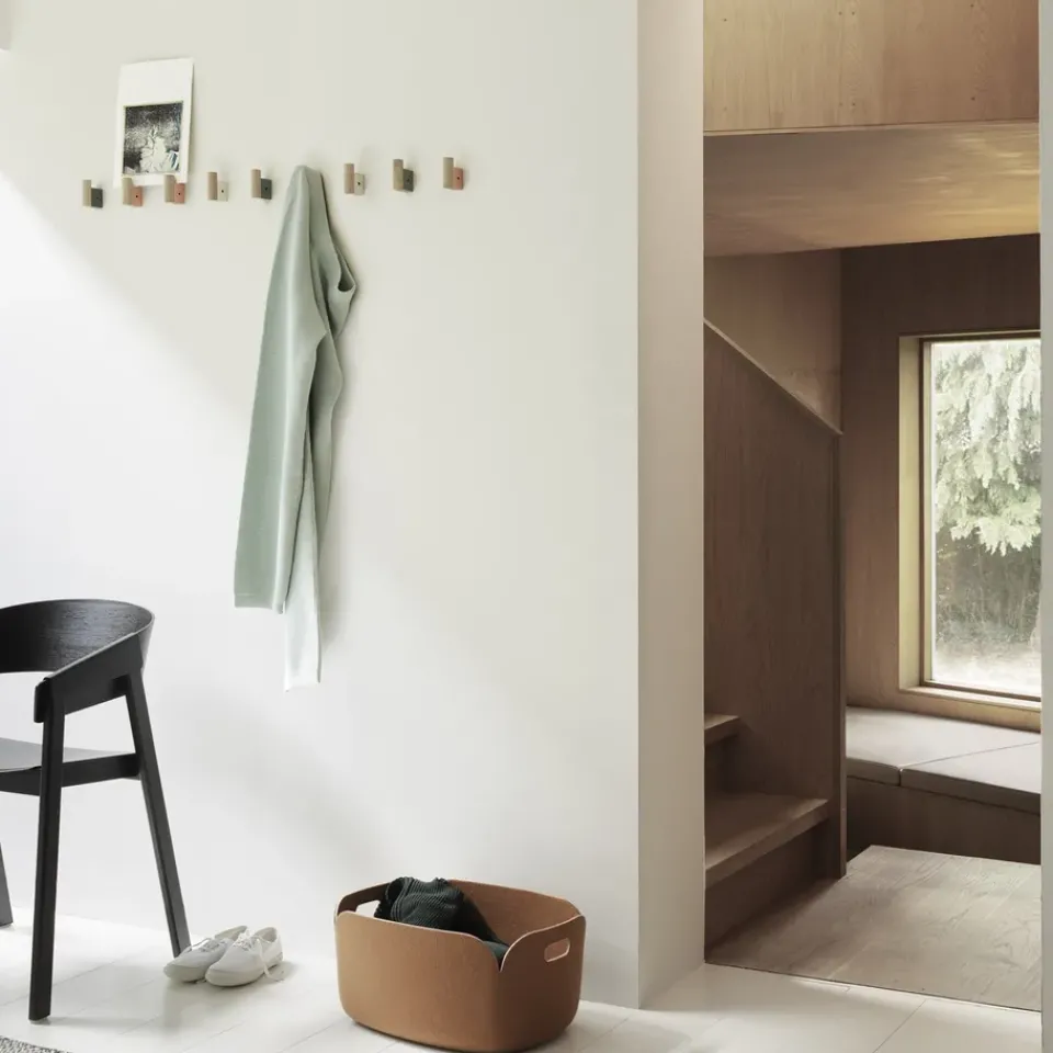2 Ganchos Attach, roble-aluminum*Muuto Clearance