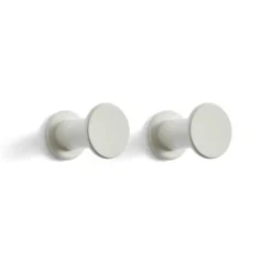 2 Ganchos Bolt Ø2,8 cm, Light grey*HAY Best