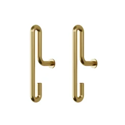 2 Ganchos de pared small, oro mate*MOEBE Discount