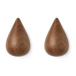 2 Ganchos Dropit nogal, grandes*Normann Copenhagen