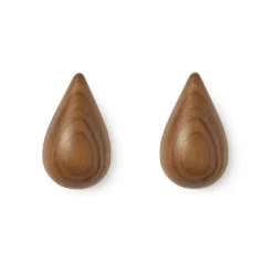 2 Ganchos Dropit nogal, pequeños*Normann Copenhagen