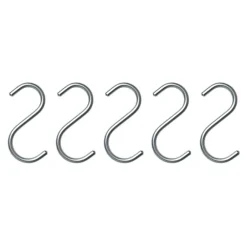 5 Ganchos S-Hook, plata*Nomess Copenhagen Outlet