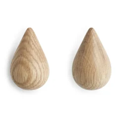 2 perchas Dropit, grandes, madera*Normann Copenhagen Clearance