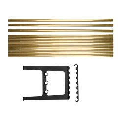Accesorio banco Nostalgi 100 cm, Latón-negro*Essem Design Clearance