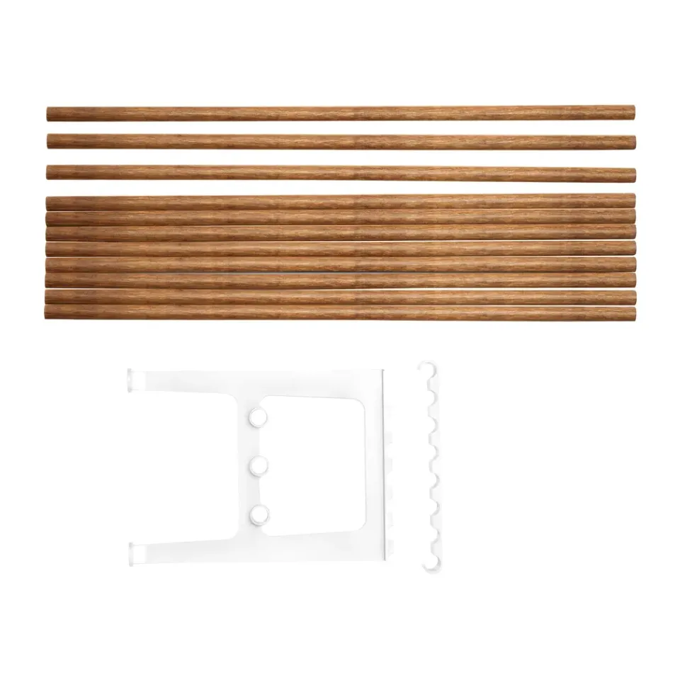 Accesorio banco Nostalgi 100 cm, Bambú-blanco*Essem Design Hot