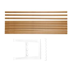 Accesorio banco Nostalgi 100 cm, Roble-blanco*Essem Design Outlet