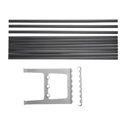 Accesorio banco Nostalgi 100 cm, Negro-aluminio*Essem Design Sale