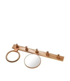 Anillo para bufanda Q4 Allé Scarf ring, Oak nature lacquered*FDB Møbler Best