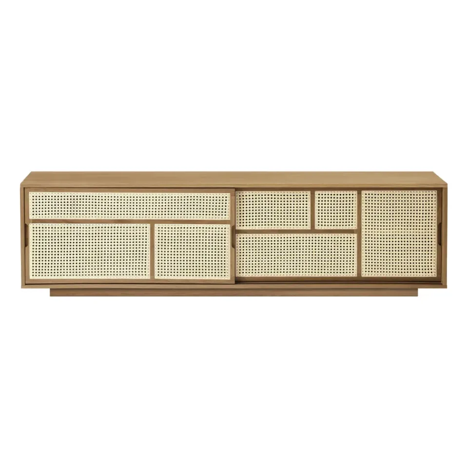 Aparador Air low, Roble, ratán*Design House Stockholm New