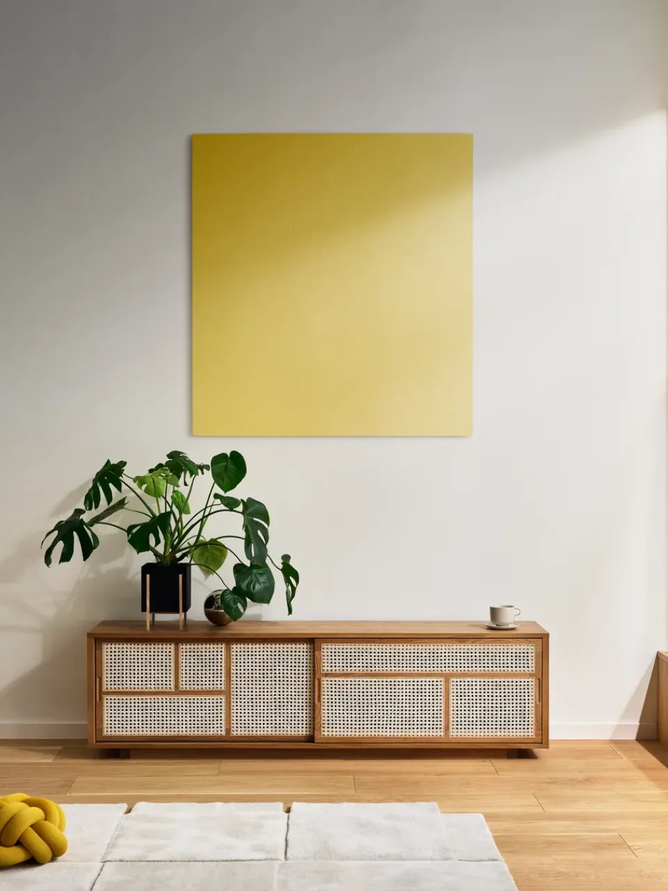 Aparador Air low, Roble, ratán*Design House Stockholm New