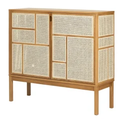 Aparador Air, Roble, 120x110 cm, con patas*Design House Stockholm Hot