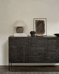 Aparador Ancestors Tabwa, Teka 3 puertas*Ethnicraft New
