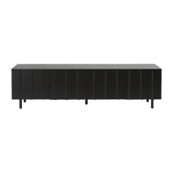 Aparador bajo Rib, Soft Black*Normann Copenhagen Hot