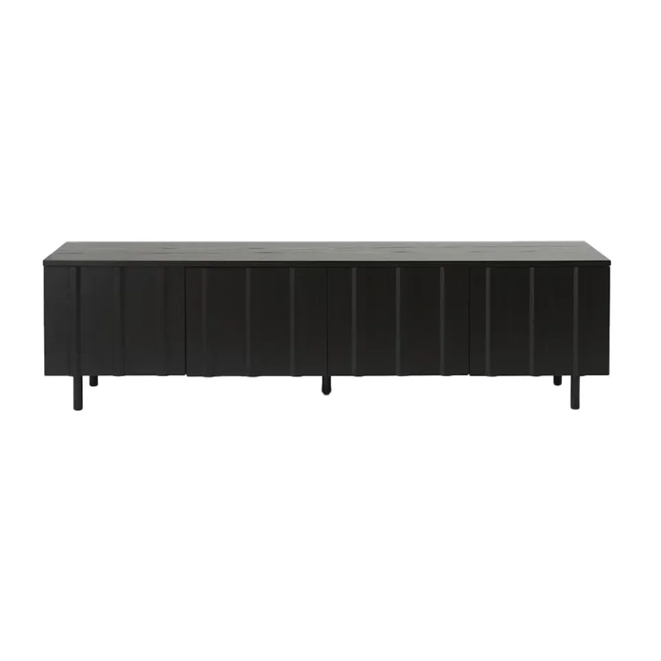 Aparador bajo Rib, Soft Black*Normann Copenhagen Hot