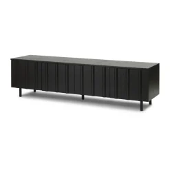 Aparador bajo Rib, Soft Black*Normann Copenhagen Hot