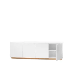 Aparador Beam, Lacado , base de roble aceitado*A2 Discount