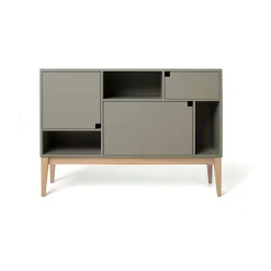 Aparador Citti 6x3, Mole grey-base de roble lacado mate*Zweed Best
