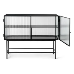 Aparador Haze, Black-vidrio ondulado*Ferm Living Clearance