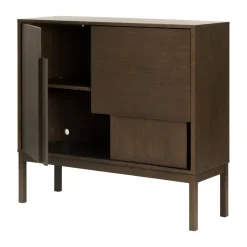 Aparador Layer, Roble oscuro, 120x110, con patas*Design House Stockholm Hot