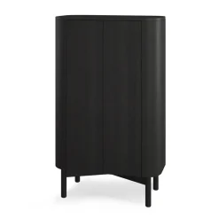 Aparador Loud tall 143 cm, Black painted oak*Northern Online
