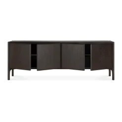 Aparador PI, Teca dark brown, 4 puertas*Ethnicraft