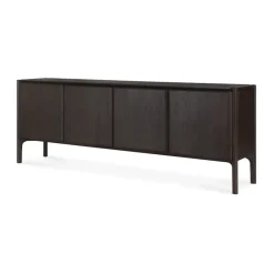 Aparador PI, Teca dark brown, 4 puertas*Ethnicraft