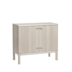Aparador Prio bajo, Abedul aceitado blanco, puerta de madera*Stolab Sale
