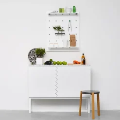 Aparador Story, , tablero de mármol , base blanca*A2 Discount