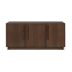 Aparador Unda 146x68x50 cm, Roble manchado oscuro*Ferm Living Discount