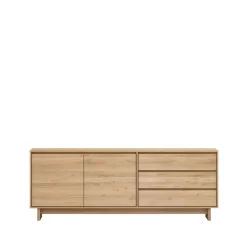 Aparador Wave, Roble aceitado 2 puertas 3 cajones*Ethnicraft Sale