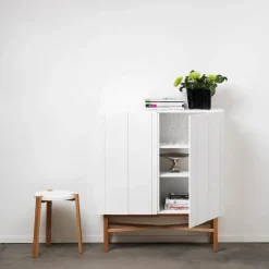 Aparador White Cabinet, Roble*A2 New