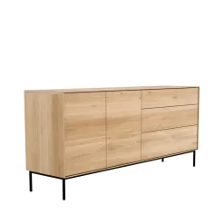 Aparador Whitebird, Roble-metal 2 puertas 3 cajones*Ethnicraft