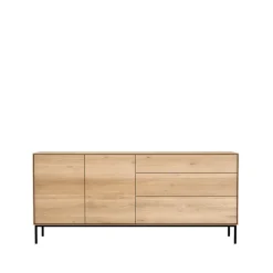 Aparador Whitebird, Roble-metal 2 puertas 3 cajones*Ethnicraft