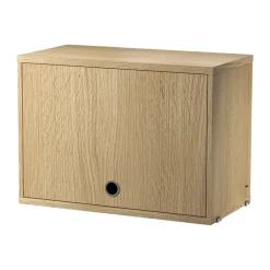 Armario con puerta abatible , Roble, 58x30 cm*String Discount