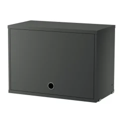 Armario con puerta abatible , oscuro, 58x30 cm*String Clearance
