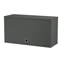 Armario con puerta abatible , oscuro, 78x30 cm*String Discount