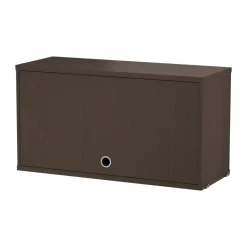 Armario con puerta abatible , Roble oscuro, 78×30 cm*String Online