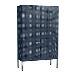 Armario Perforated Cabinet large, Steel blue*HAY Clearance