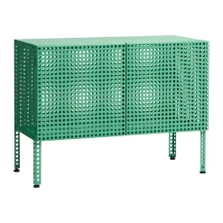 Armario Perforated Cabinet small, Soft jade*HAY Online