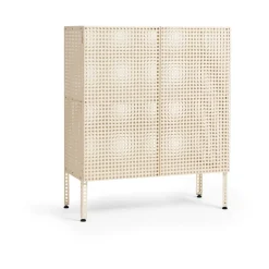 Armario Perforated Cabinet medium, Eggshell*HAY Discount