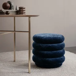 Asiento puf Puff Round, Tela faded velvet 26*Ferm Living