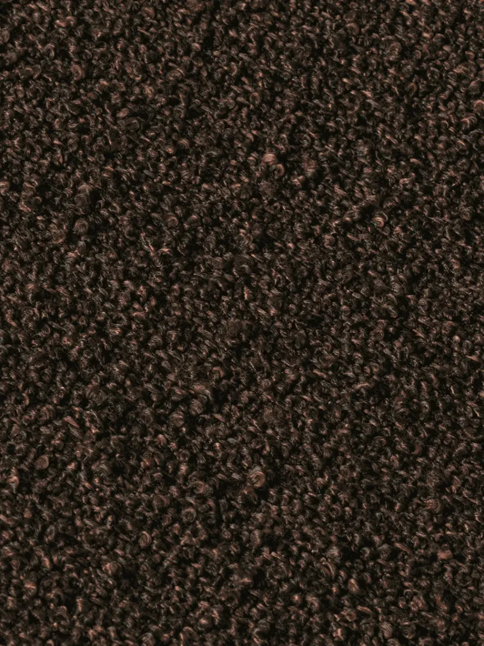 Asiento puf Rouli pouf pure bouclé, Chestnut brown*Ferm Living Hot