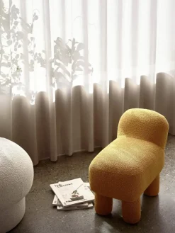 Asiento puff Lulu 36x65 cm, Yellow*Design House Stockholm Clearance