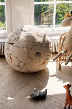 Asiento puff The world, Offwhite*Ferm Living Best