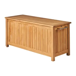 Baúl con ruedas Bjärknäs S 130x50x60 cm, Teak*1898 Online