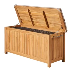 Baúl con ruedas Bjärknäs S 130x50x60 cm, Teak*1898 Online