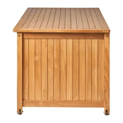 Baúl con ruedas L Bjärknäs 180x85x75 cm, Teak*1898 Best