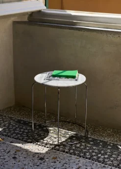 Balda superior Wire Stool VP11 Ø38 cm, Bianco Carrara mármol*&Tradition Outlet