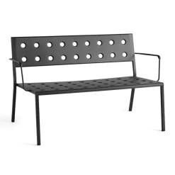 Banco Balcony Lounge con reposabrazos 121,5×69 cm, Antracita*HAY Online